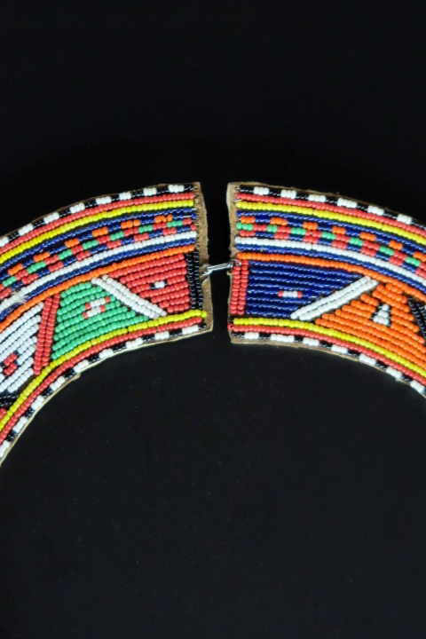 Large Maasai Tribal Jewelry Wedding Necklace From Kenya Africa