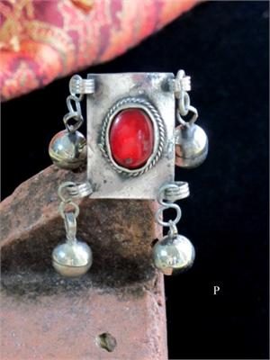Afghan Tribal Souvenir Ring with 4-Bells