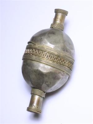 Old Afghan Large Double-Dome Bead