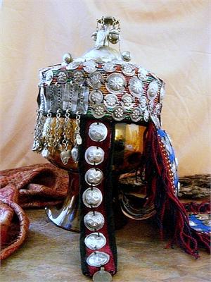 Turkoman Brides Head Dress Tribal Ceremonial Wear
