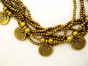 Ethnic Necklace - Tribal Spirals 1