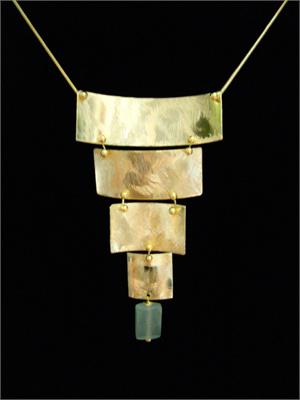 Gold Vermeil Designer Necklace Bette Carre