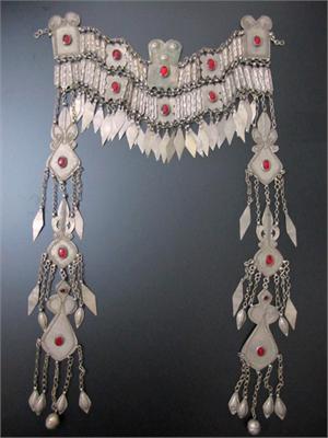 Double row Vintage Ersari Head Piece