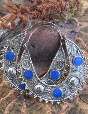 Circles Solid Blue Lapis