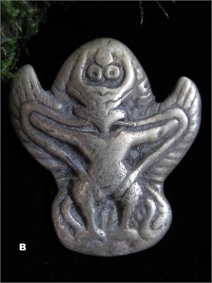 Tribal Jewelry Garuda Man-Bird Pendant Vintage 30 years old