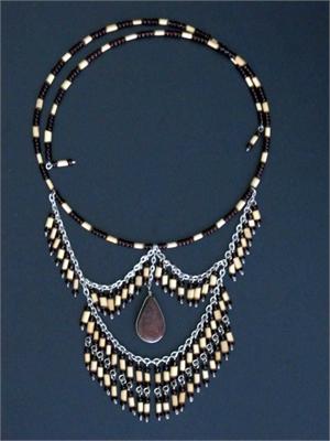 Dramatic Triple Drape Necklace from Peru