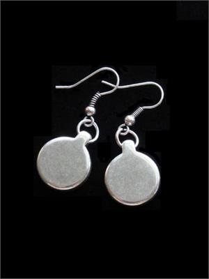 Full Moon Dangle Earrings