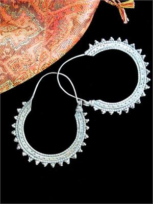 Sindh Vintage Silver Tribal Earrings