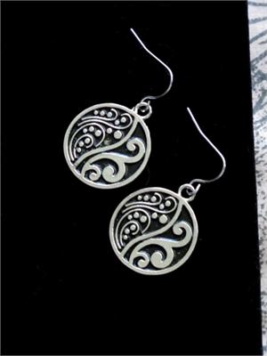 Ethnic Swirls Dangle Earrings