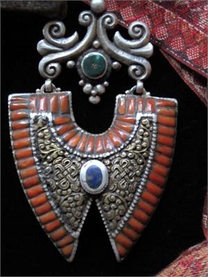 Antique Tibetan Pendant One of a Kind