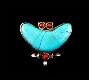 Tibetan Ghau (Gau) Turquoise Tibetan Ghau