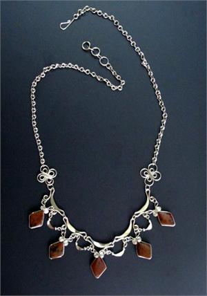 Peruvian Tiger Agate Necklace