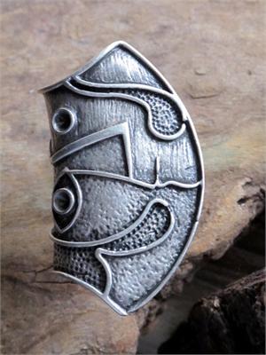 Large Turkish Face Jewerly Ring
