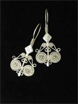 Gorgeous Traditional Turkman Tribal Jewelry Kazaki Tribal Earrings