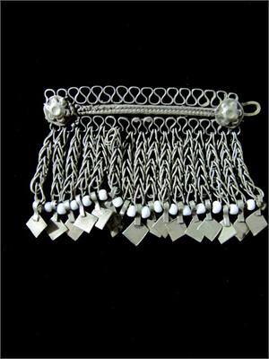 Afghan Turkmen Tribal Jewelry Hair Clip Vintage Jewelry