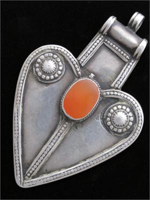 Amazing Antique Turkmen Asyk Pendant Yomut Tribal Jewellery