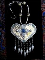 Large Heart with Dangles