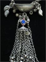 with Blue Glass Bead