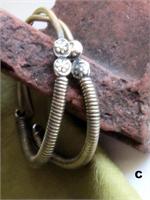 Big Coil Hoop Earrings C
