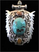 Turquoise Coral and Amber
