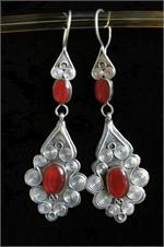 Silver and Carnelians