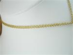 Goldtone double chain