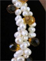 Twisted Pearl Necklace
