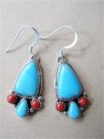 Turquoise and Coral