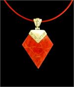 Red Coral Sterling Silver