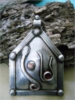 Silver Tribal Pendant
