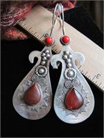 with Red Coral Accents
