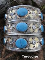 Kazakh Turquoise Cuff