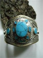 Turquoise Stone Cuff