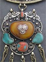 Silver and Brass Pendant