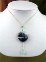 Blue Topaz and Jasper