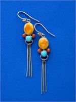 Turquoise and Coral too