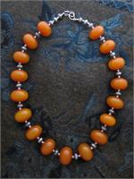 Resin Amber Beads
